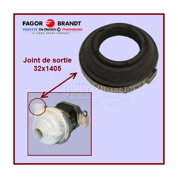 Joint de sortie de turbine + Collier 32X1405 Joint de sortie de turbine + Collier 32X1405
