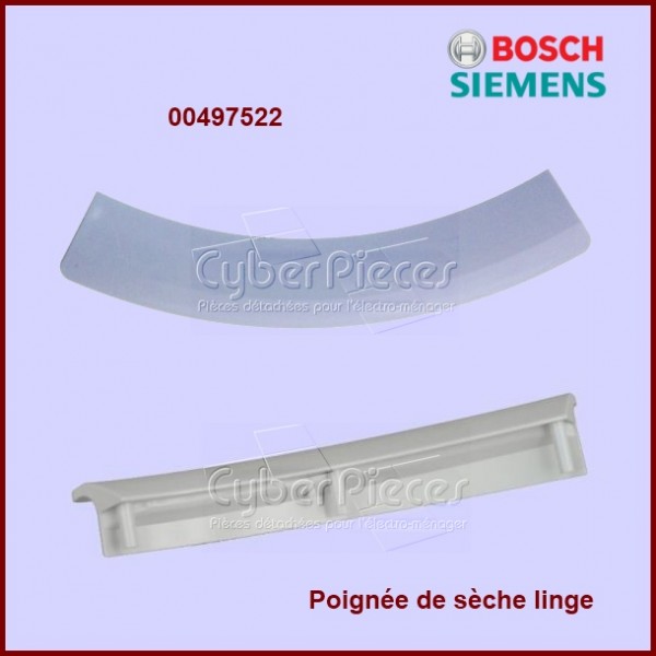 Poignée de porte blanche - 00497522 Poignée de porte blanche - 00497522