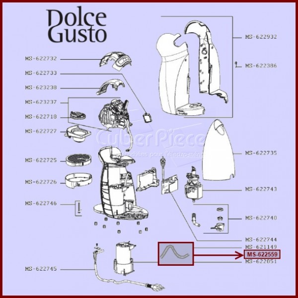 Piece Detachee Machine A Cafe Dolce Gusto Piece Detachee Machine A Cafe Dolce Gusto
