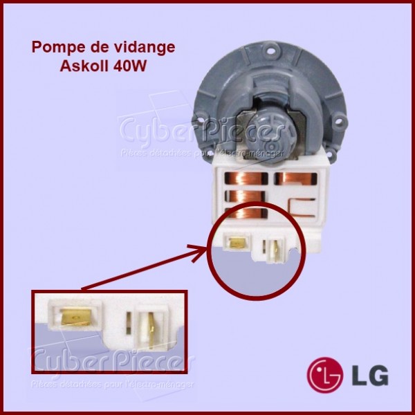 Pompe de vidange LG 4681EA2002 Pompe de vidange LG 4681EA2002
