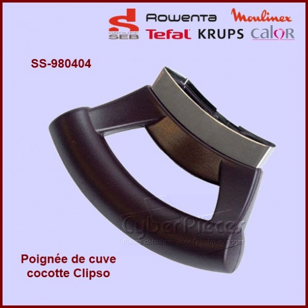 Poignée Marron Clipso SEB SS-980404 Poignée Marron Clipso SEB SS-980404