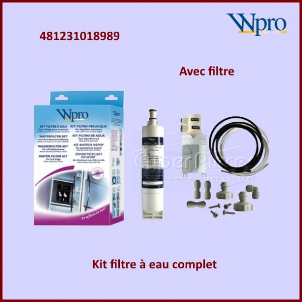 Kit d'installation alimentation d'eau universel 481231018989 Kit d'installation alimentation d'eau universel 481231018989