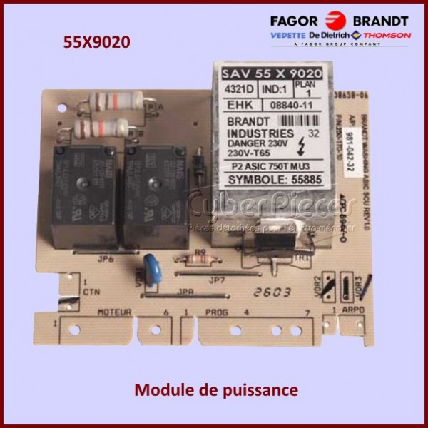 Module de puissance Brandt 55X9020 Module de puissance Brandt 55X9020