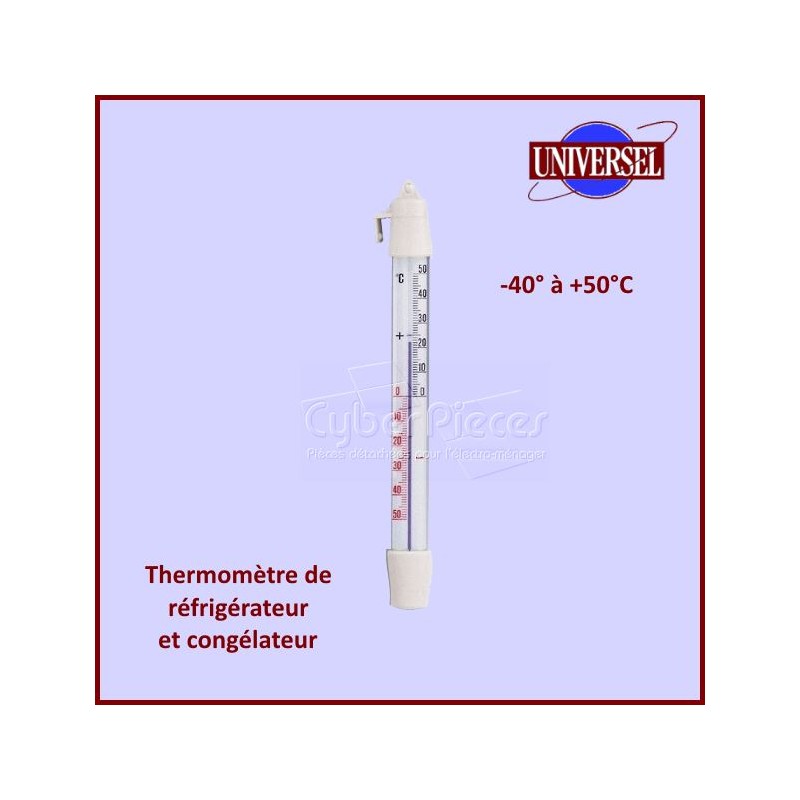 Thermomètre de réfrigérateur/congélateur -40+50° C Thermomètre de réfrigérateur/congélateur -40+50° C