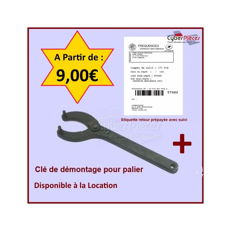 Clé de Démontage + Étiquette Retour Prépayée Clé de Démontage + Étiquette Retour Prépayée