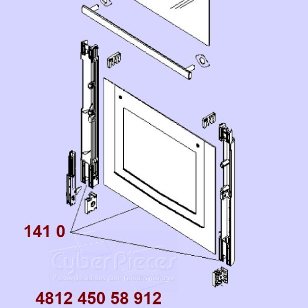 Vitre de Façade 481245058912 CYB-193658