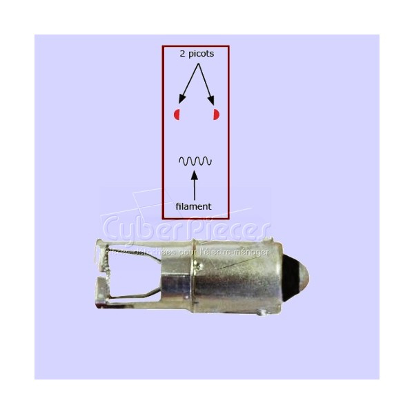 Sh500 Allumeur érgots dans l'axe du filament CYB-011686