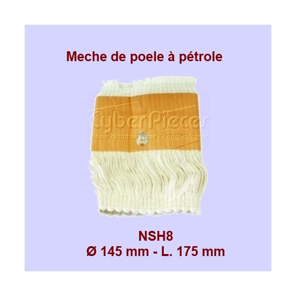 NSH8 Mèche de poêle à pétrole - S85 - 140x170mm - Pièces pôele à pé