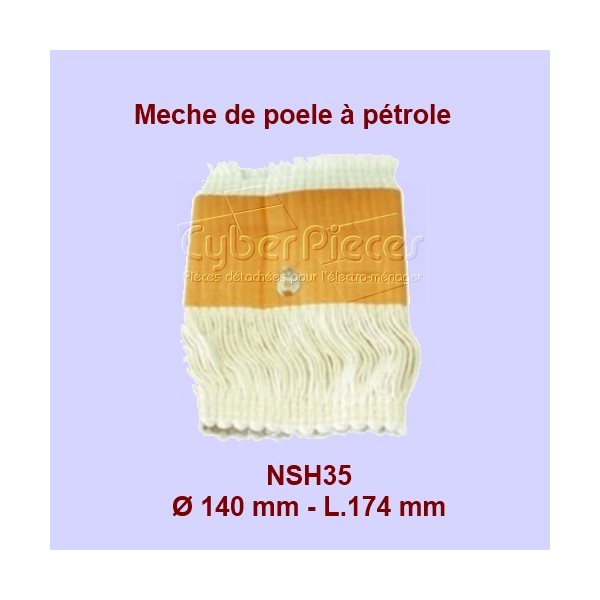 Meche Chauffage Petrole, 5 Pcs Mèches de Poêle au Kérosène, Mèche de  Rechange pour Chauffage à