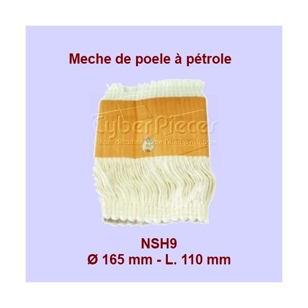 NSH9 Mèche de poêle à pétrole-S65 - 165x110mm CYB-011785