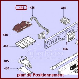 Carte de puissance Brandt 74X2589 CYB-242363