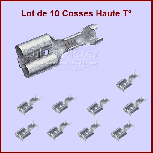 Cosses Haute température 6.3mm