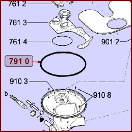 Joint collecteur d'eau Whirlpool 481253268099 CYB-199247