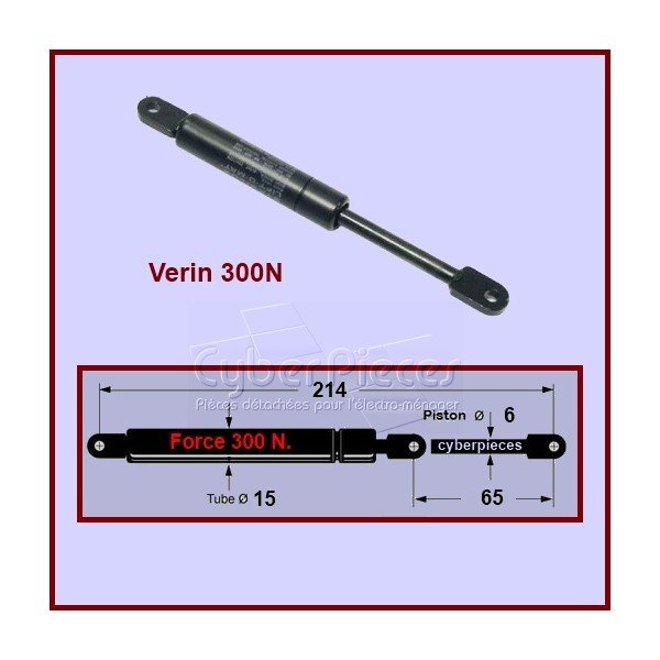 Vérin 300N Arthur Martin - Électrolux 3156238002 CYB-068390