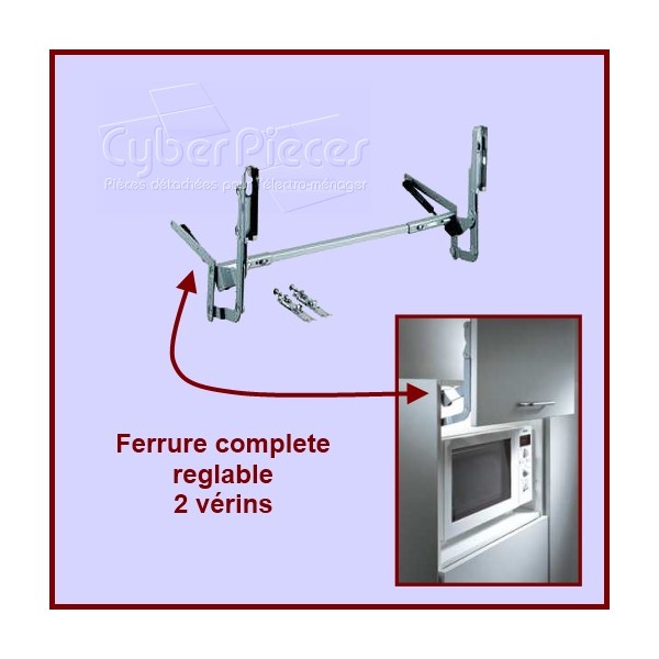 Ferrure complete réglable 2 vérins CYB-107952