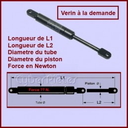 Vérin sur mesure à la demande CYB-112512