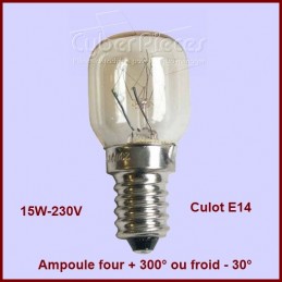 Ampoule 15w E14 de -30° à +300° CYB-015509