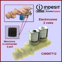 Électrovanne 2 voies 90° - Ø 10 mm à connecteur C00097712 CYB-053068