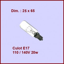 Ampoule Tube E17 125v 20w CYB-058391