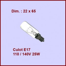 Ampoule Tube E17 110v/140v 25w CYB-058384