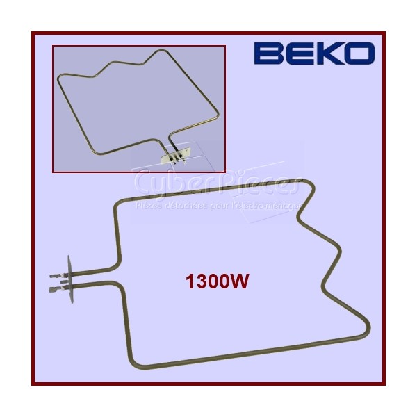 Résistance Inférieure Beko 262900002 Résistance Inférieure Beko 262900002