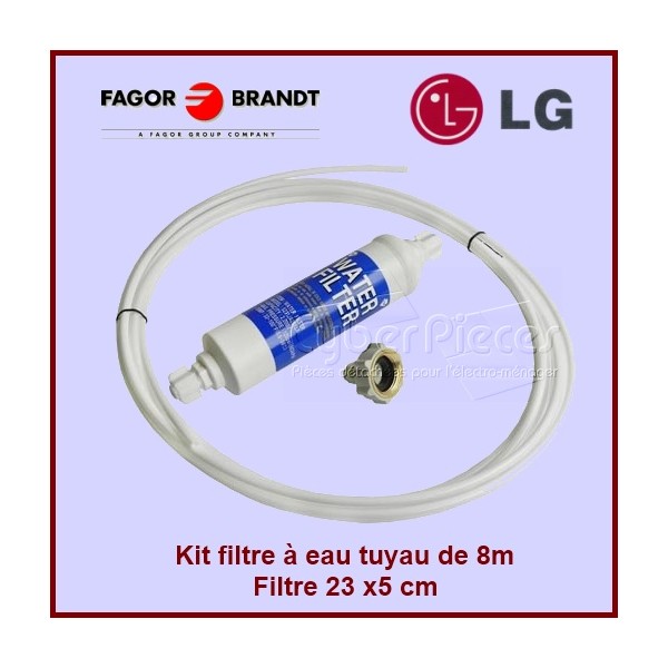 Filtre a eau + tuyau raccordement refrigerateur americain LG