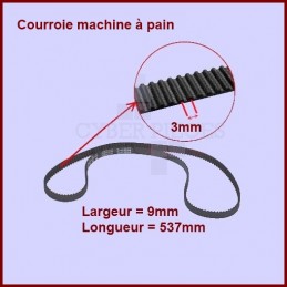 Courroie 537mm machine à pain - SS-186171 CYB-036627