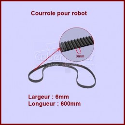 Courroie robot 600 mm  - KW644959***épuisé*** CYB-036566