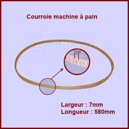 Courroie 580mm machine à pain***épuisée*** CYB-021814