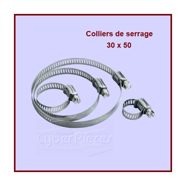 Collier de serrage 32-50mm à la pièce CYB-001922