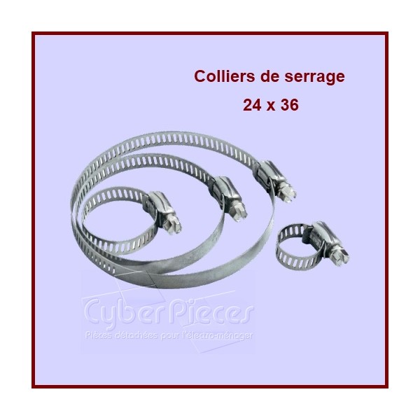 Collier de serrage 24-36mm à la pièce CYB-001908