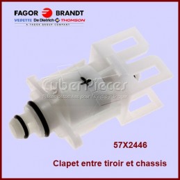 Clapet Male/ Femelle bac amovible Brandt 57X2446 CYB-216494