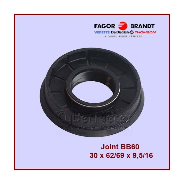 Joint d'axe BB60 30x62/69x9,5/16mm Brandt 55X3678 CYB-010313