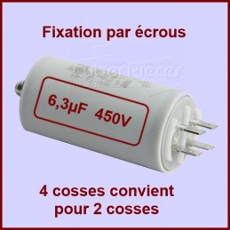 Condensateur 6,3µF (6,3MF) 450 Volts CYB-005456