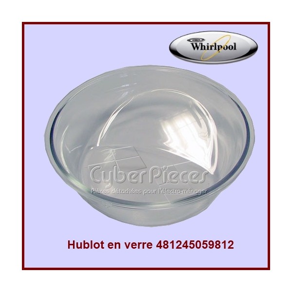 Hublot en verre Whirlpool 481245059812 CYB-193856