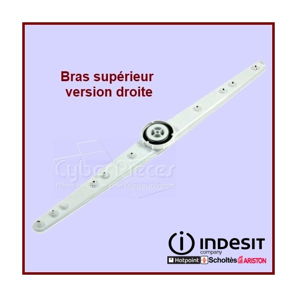 Bras de lavage supérieur + joint Indesit C00054873 CYB-048651