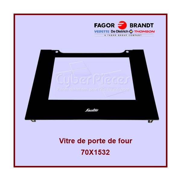 Vitre de porte de four 70X1532 CYB-018500