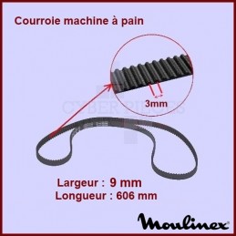 Courroie 606mm machine à pain SS-186934 CYB-036634