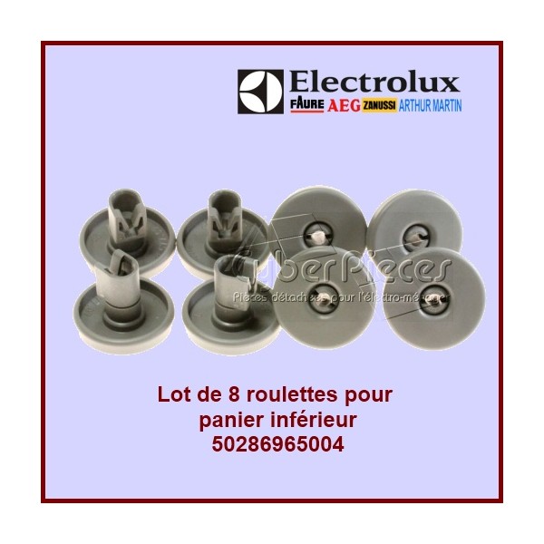 Lot de 8 roulettes Electrolux 50286965004 CYB-089340