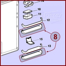 Base du balconnet Indesit C00090955 CYB-051811