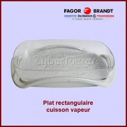 Ensemble plat rectangulaire pour cuisson vapeur 76X9453 CYB-098779