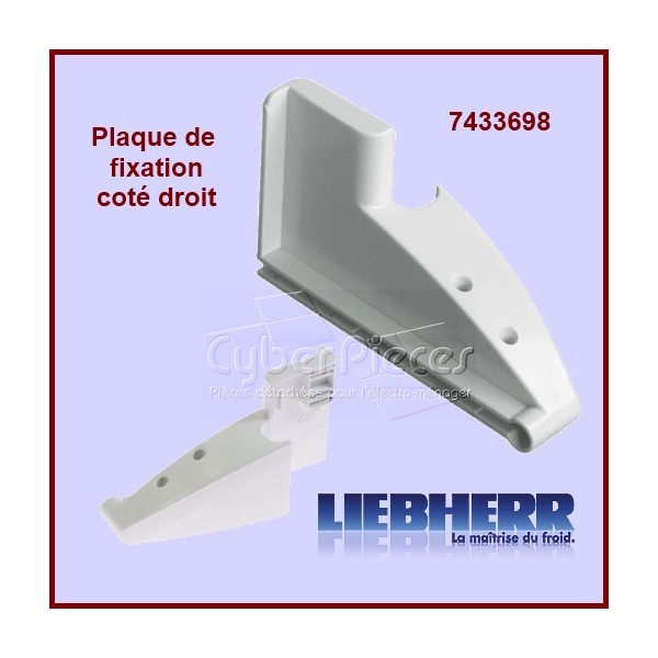 Plaque de fixation Droite Liebherr 7433698 CYB-097277