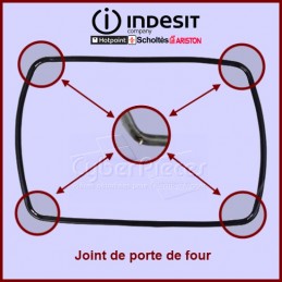 Joint tour de porte de four Indesit C00081579 CYB-050746