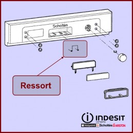 Ressort de poignée Indesit C00094966 CYB-052535