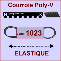 Courroie 1023H8 - EL- élastique CYB-040198