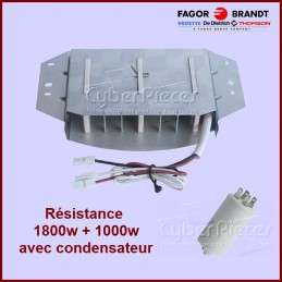 Résistance 1800W+1000W - 230v avec condensateur 57X1299 CYB-012720