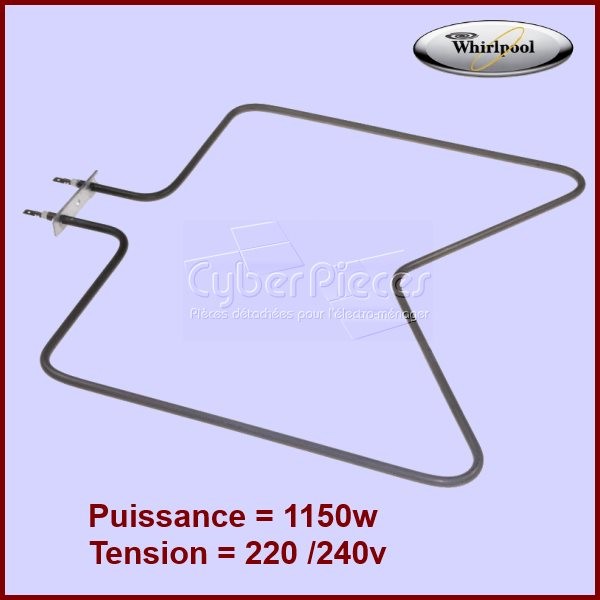 Resistance De Sole 1150W Whirlpool 480121100591 CYB-078634