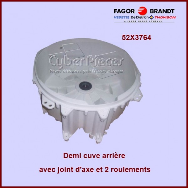 Demi cuve arrière Brandt 52X3764 CYB-091015