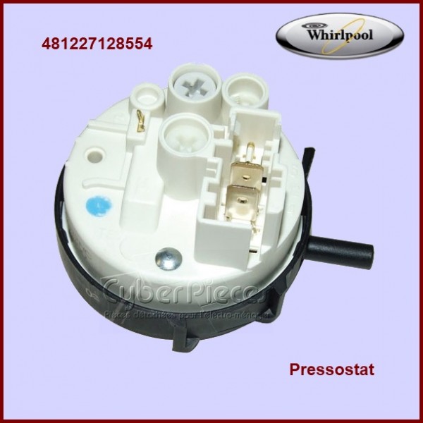 Pressostat niveau 50/25 Whirlpool 481227128554 CYB-183789