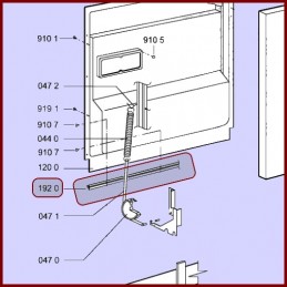 Joint Bas de porte Whirlpool 481246668912 CYB-196512